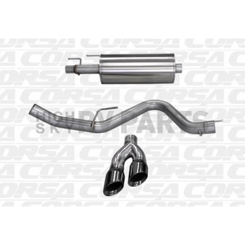 Corsa Performance Exhaust Sport Cat Back System - 14836BLK