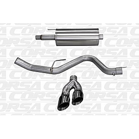 Corsa Performance Exhaust Sport Cat Back System - 14837BLK