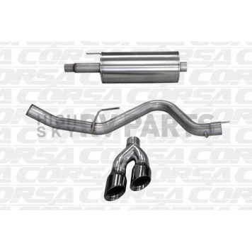 Corsa Performance Exhaust Sport Cat Back System - 14837BLK