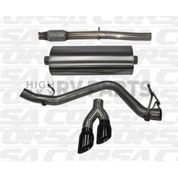 Corsa Performance Exhaust Cat Back System - 14873BLK
