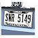Fan Mat License Plate Frame - NFL Carolina Panthers Logo Metal - 21368