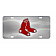 Fan Mat License Plate - MLB Boston Red Sox Logo Stainless Steel - 26878