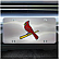 Fan Mat License Plate - MLB St Louis Cardinals Logo Stainless Steel - 26881