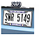 Fan Mat License Plate Frame - MLB Pittsburgh Pirates Logo Metal - 26686