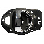 Help! By Dorman Interior Door Handle - Paddle Plastic Black Housing With Silver Lever Single - 80370