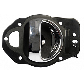 Help! By Dorman Interior Door Handle - Paddle Plastic Black Housing With Silver Lever Single - 80370