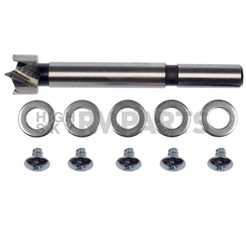Help! By Dorman Interior Door Handle - Paddle Plastic Black Housing With Silver Lever Single - 80370-1