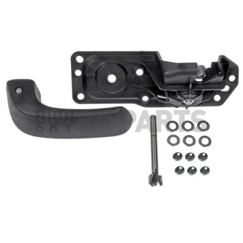 Help! By Dorman Interior Door Handle - Lever Plastic Black Single - 80375