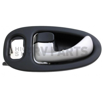 Help! By Dorman Interior Door Handle - Plastic Black Housing With Silver Lever Single - 82651