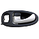 Help! By Dorman Interior Door Handle - Plastic Black Housing With Silver Lever Single - 82651