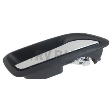 Help! By Dorman Interior Door Handle - Plastic Black Housing With Silver Lever Single - 88684-2