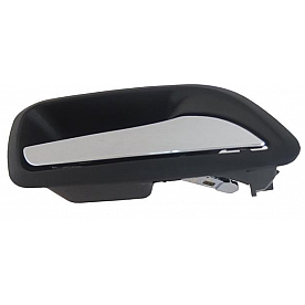 Help! By Dorman Interior Door Handle - Plastic Black Housing With Silver Lever Single - 88684