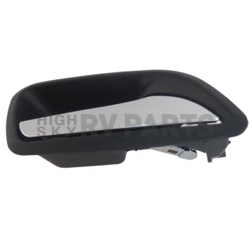 Help! By Dorman Interior Door Handle - Plastic Black Housing With Silver Lever Single - 88684