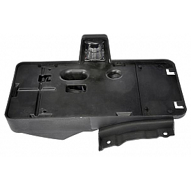 Help! By Dorman License Plate Bracket - Plastic Black - 68137