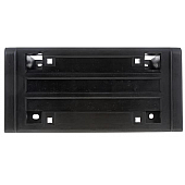 Help! By Dorman License Plate Bracket - Steel Black - 68184