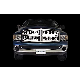 Putco Grille Insert - Polished Stainless Steel Rectangular - 89157