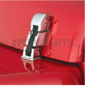 Rampage Hood Latch Polished Stainless Steel Silver Set Of 2 - 74334
