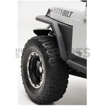 Smittybilt Fender Black Steel Powder Coated Set Of 2 - 76873