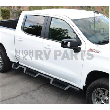 Westin Automotive Nerf Bar - Truck Wheel to Wheel Black Powder Coated Steel Square - 56-534685-1