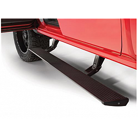 Amp Research Running Board 600 Pound Capacity Aluminum Power Lowering - 76141-01A