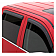 Auto Ventshade (AVS) Rainguard - Smoke Acrylic Set Of 4 - 194268