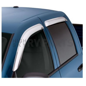 Auto Ventshade (AVS) Rainguard - Chrome Plated Acrylic Set Of 4 - 684813-1