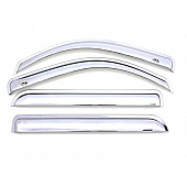 Auto Ventshade (AVS) Rainguard - Chrome Plated Acrylic Set Of 4 - 684813