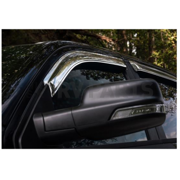 Auto Ventshade (AVS) Rainguard - Chrome Plated Acrylic Set Of 4 - 684813-2