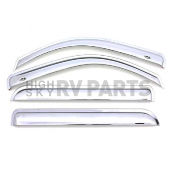 Auto Ventshade (AVS) Rainguard - Chrome Plated Acrylic Set Of 4 - 684813