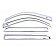 Auto Ventshade (AVS) Rainguard - Chrome Plated Acrylic Set Of 4 - 684813