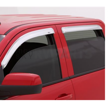 Auto Ventshade (AVS) Rainguard - Chrome Plated Acrylic Set Of 4 - 684804-1