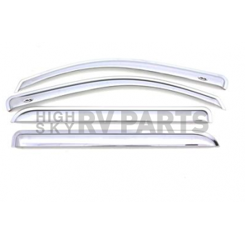 Auto Ventshade (AVS) Rainguard - Chrome Plated Acrylic Set Of 4 - 684804