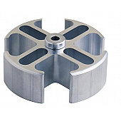 Flex-A-Lite Cooling Fan Spacer 1 Inch Milled Silver Aluminum - 508