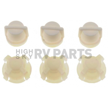Help! By Dorman Windshield Wiper Linkage Bushing Plastic Set Of 6 - 49445-1