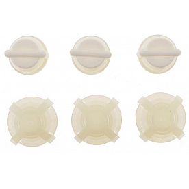Help! By Dorman Windshield Wiper Linkage Bushing Plastic Set Of 6 - 49445