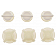 Help! By Dorman Windshield Wiper Linkage Bushing Plastic Set Of 6 - 49445