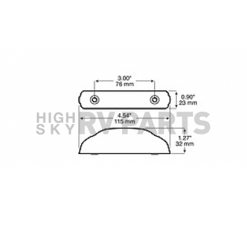 Peterson Mfg. Side Marker Light - LED M60A-MV-1