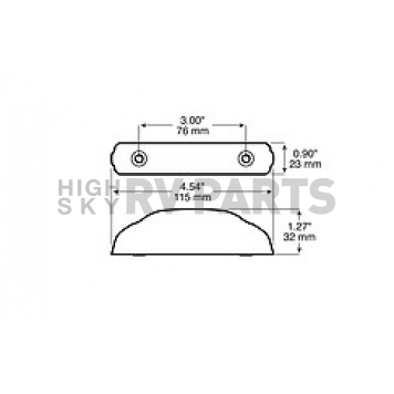 Peterson Mfg. Side Marker Light - LED 60R-MV-1