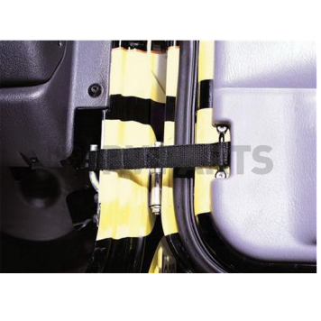 Rampage Door Check Strap -  Black Set Of 2 - 769401