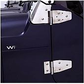 Rampage Door Hinge - Half Door Stainless Steel Black - 7607
