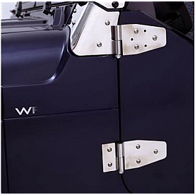 Rampage Door Hinge - Half Door Stainless Steel Black - 7607