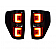 Recon Accessories Tail Light Assembly - LED 264368BK