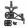 Smittybilt Spare Tire Carrier Rear Door Mount Steel Black - 76857LT