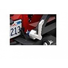 Smittybilt Spare Tire Carrier Release Handle Aluminum Silver - 76856-05