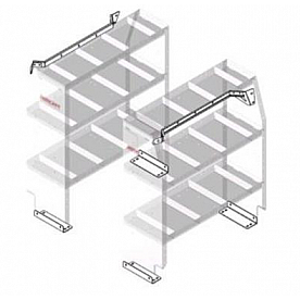 Weather Guard (Werner) Van Storage Shelf Mounting Bracket Steel White - 9754-3-01