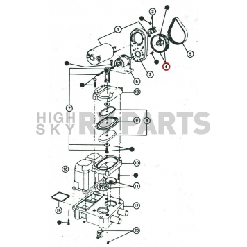 Flojet Water Pump Pulley 37170-0000