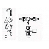 Roadmaster Inc 1-1/8 inch Rear Anti-Sway Bar Kit for Ford E350 w/ Autochains 1139-134