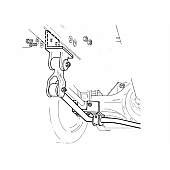 Roadmaster Inc 1-1/2 inch Rear Anti-Sway Bar Kit for Navistar 4000LP through 1999 - 1179-101