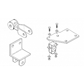 Roadmaster Inc 1-1/2 inch Rear Anti-Sway Bar Kit for Freightliner FL Series with Rear Mount 1209-104