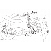 Roadmaster Inc 1 inch Rear Anti-Sway Bar Kit for Dodge B200/ 300 - 1129-107